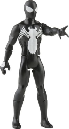 Picture of Hasbro Marvel Legends Series 3.75-inch Retro 375 Collection Symbiote Spider-Man Action Figure Toy
