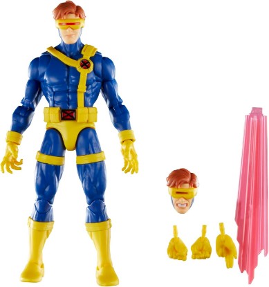 Picture of Marvel Legends Series Cyclops, X-Men ‘97 Collectible 6-Inch Action Figure | Marvel Legends Retro 6 Inch Action Figure X-Men '97 Wave 2 - Cyclops Reissue