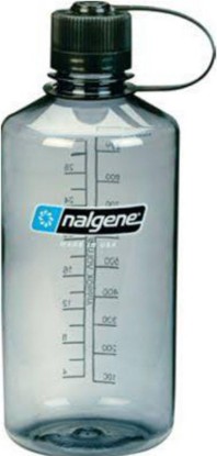 Picture of Nalgene Tritan Narrow Mouth BPA-Free Water Bottle, Gray, 32 oz | BPA Free Material