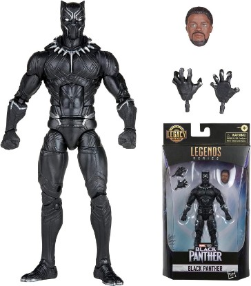 Picture of Hasbro 141759 Legacy Collection Black Panther Marvel 6" Figure | Marvel Legends 6 Inch Action Figure Legacy Collection Exclusive - Black Panther