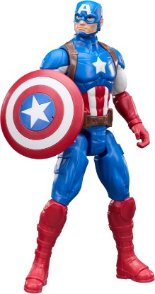 Picture of AVENGERS Marvel Titan Series Captain America 11.5-Inch (29.2 CM) Action Figure, Super Hero Figures & Toys for Kids, Ages 4+