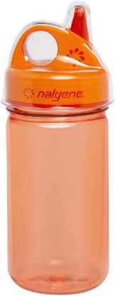 Picture of Nalgene Grip-N-Gulp Water Bottles, Leak Proof Sippy Cup, Durable, BPA and BPS Free, Dishwasher Safe, Reusable andable, 12 Ounces