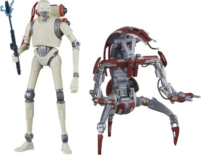 Picture of STAR WARS The Black Series KX Security Droid Enforcer & Droideka, Jedi: Survivor Gaming Greats Collectible 6 Inch Action Figure 2-Pack (Amazon Exclusive) | Jedi: Survivor, Gaming Greats Collectible, 6 Inch Action Figure, Amazon Exclusive
