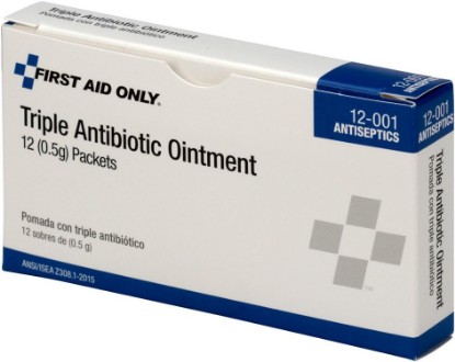 Picture of First Aid Only 12-001 Triple Antibiotic Ointment Packet (Box of 12)