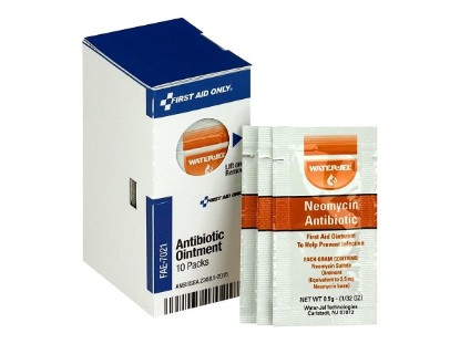Picture of First Aid Only FAE-7021 SmartCompliance Refill Antibiotic Ointment Packets, 10 Count