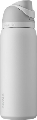 Picture of Owala FreeSip Stainless Steel Water Bottle 32 oz Shy Marshmallow