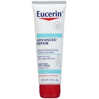 Picture of Eucerin Advanced Repair Foot Cream, Very Dry Skin, Light, Fragrance-Free, 3 oz