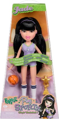 Picture of Bratz Play Sportz Jade Fashion Doll with Accessories, Basketball