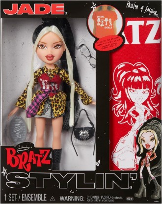 Picture of Bratz Stylin' Jade Fashion Doll with Customizable T-Shirt for You and Accessories