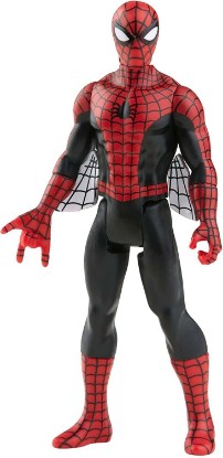 Picture of Marvel Legends Series Retro 375 Collection Spider-Man Action Collectible Figure, 3.75-inch Toys for Kids Ages 4 and Up | Marvel Legends Retro 3.75 Inch Action Figure Wave 7 - Spider-Man