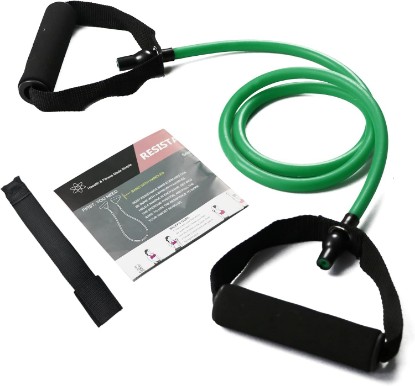 Picture of Resistance Bands with Handles, Exercise Bands with Handles, Door Anchor | Physical Therapy & Rehab, Home Workout Pilates Yoga, Non-Slip Handles, Portable Travel, TPE