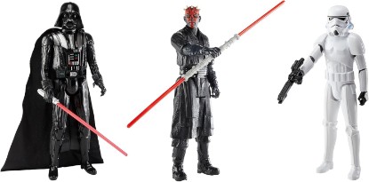 Picture of STAR WARS Clash of The Dark Side, 12-Inch Action Figure Set, 3-Pack of Figures & 4 Accessories, Toys for Kids Ages 4 and Up (Amazon Exclusive)