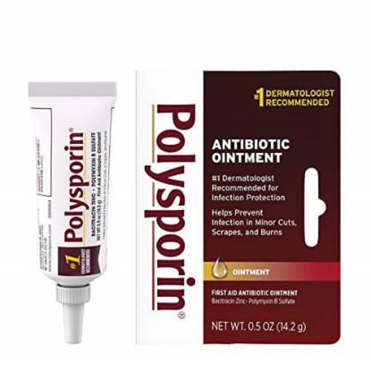 Picture of Polysporin First Aid Antibiotic Ointment, 0.5 oz | Infection Prevention in Minor Cuts, Scrapes & Burns, First Aid with Bacitracin Zinc & Polymyxin B Sulfate for Wound Care GreenCircle Sustainable Energy Practices
