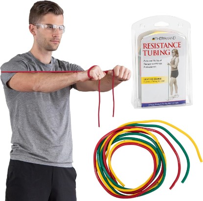 Picture of THERABAND Resistance Tubes, Band, Exercise, Set