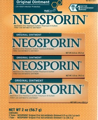 Picture of Neosporin Original First Aid Antibiotic Ointment Combo Pack, 2oz