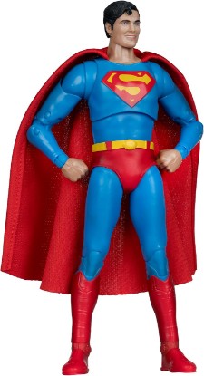 Picture of McFarlane Toys DC Multiverse Superman (Superman: The Movie 1978) 7in Action Figure (Deluxe Theatrical Edition) | 7-Inch Scale, Up to 22 Points of Articulation, Includes 8 Extra Hands, 2 Heads, Display Base, Art Card and Mini Poster