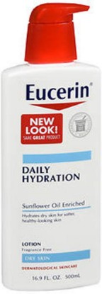 Picture of Eucerin Daily Hydration Lotion, Fragrance Free 16.9 oz (Pack of 5)