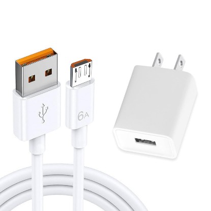 Picture of Wall Charger Power Cord Cable for Withings BPM Connect/Core，iHealth Neo | Digital Blood Pressure Cuff | 3.3ft Micro USB charging cable | Not for Withings BPM VISION