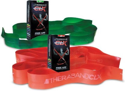 Picture of THERABAND CLX Resistance Band with Loops, Fitness Band for Home Exercise and Workouts
