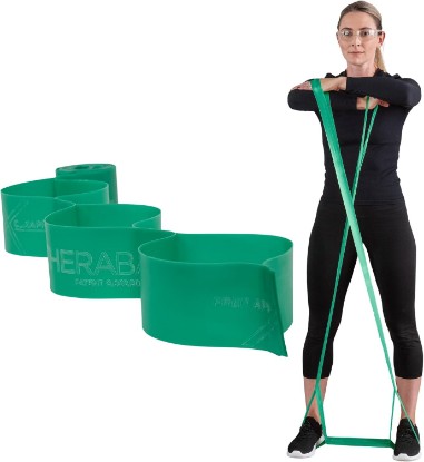 Picture of THERABAND CLX Resistance Band with Loops, 5-Foot Band