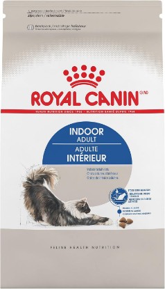 Picture of ROYAL CANIN Feline Health Nutrition Indoor Adult Dry Cat Food, 7 lb Bag | Formulated For Indoor Cats, Optimal Cat Stool, For Adult Cats, Crunchy Kibble, Developed by Veterinarians