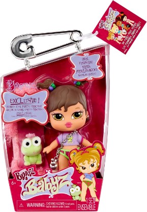 Picture of Bratz Babyz Yasmin Collectible Fashion Doll with Real Fashions and Pet