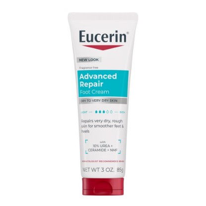 Picture of Eucerin Advanced Repair Foot Cream, Unscented Foot Cream for Dry Feet and Heels, 3 Oz Tube, Pack of 1