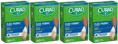 Picture of Curad - CUR47315_OLD Flex-Fabric, 3/4 Inches X 3 Inches bandages, 30 count (Pack of 4)