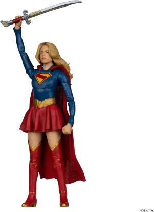 Picture of McFarlane Toys DC Multiverse Supergirl and Baby Krypto (Supergirl Movie) 7in Action Figure (Deluxe Theatrical Edition) | DC Multiverse Supergirl 7 Inch Action Figure Theatrical Edition - Supergirl and Baby Krypto