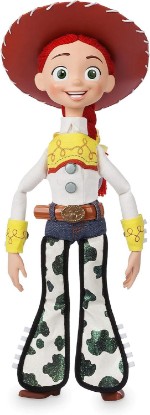 Picture of Disney Store Official Jessie Interactive Talking Action Figure from Toy Story, Features Sounds and Phrases from The Movies, Interacts with Other Figures and Toys