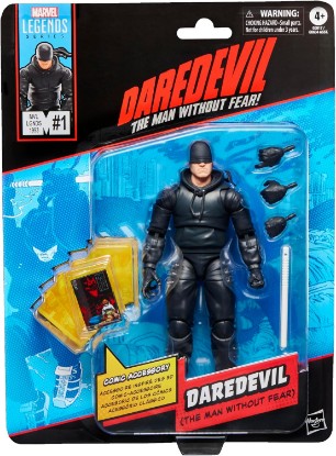 Picture of Marvel Legends Series Daredevil, The Man Without Fear Comics-Inspired Collectible 6-Inch Scale Action Figure with Character-Sized Comic Accessory