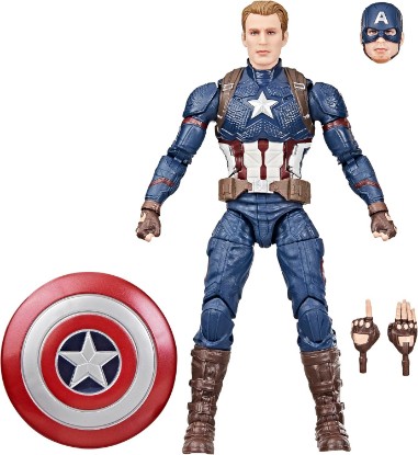 Picture of Marvel Legends Series Captain America, Avengers: Endgame Collectible 6 Inch Action Figure | Marvel Legends Studios 6 Inch Action Figure Avengers Endgame - Captain America