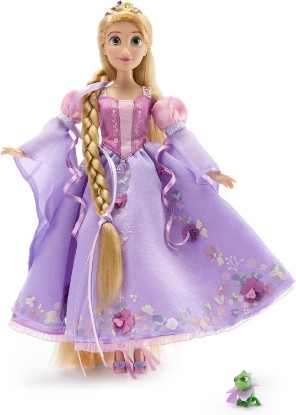 Picture of Disney Store Official Special Edition Rapunzel Doll Spring 2026 - Includes 11" Doll in a Floral Detailed Dress & Pascal Figurine- Comes in a Commemorative Box for Fans of Disney Princess Toys & Dolls