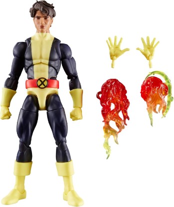 Picture of Marvel Legends Series Marvel's Sunspot, X-Men '97 Collectible 6-Inch Action Figure Toy | 2 Accessories Plus Build-a-Figure Piece, Poseable, Ages 4 Plus