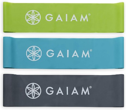 Picture of Gaiam Restore Loop Band Kit,Set of 3, Light, Medium,Heavy Lower Body Loop Resistance Bands for Legs and Booty Exercises & Workouts,15"x 4"Bands
