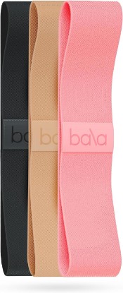Picture of Bala Bands Resistance Bands, Non-Slip Fabric Exercise Bands | Non-Slip Ankle, Legs, Glutes & Booty Bands, Women & Men - Loop Workout Bands for Yoga, Pilates & Strength Training