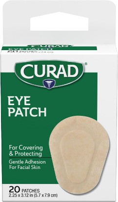Picture of Curad Eye Patch, Non-Woven (Paper), 2 1/4 Inches X 3 1/8, Inches, 20 Count