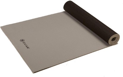 Picture of Gaiam Yoga Mat, Solid Color Non-Slip, 6mm | Dual-Color Reversible | Sticky Non-Slip Surface | 68"L x 24"W | Yoga, Pilates & Floor Workouts