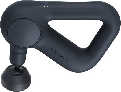 Picture of TheraGun Therabody Relief Massage Gun | for Daily Comfort | 3-Speed | Black | Quiet Handheld Percussion Muscle Massager for Back, Leg & Shoulder Pain Relief. Lightweight, Easy to Use, Ergonomic Grip