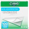 صورة Curad Sterile Non-Adherent Dressing Pads, 3" x 4", 100 Count