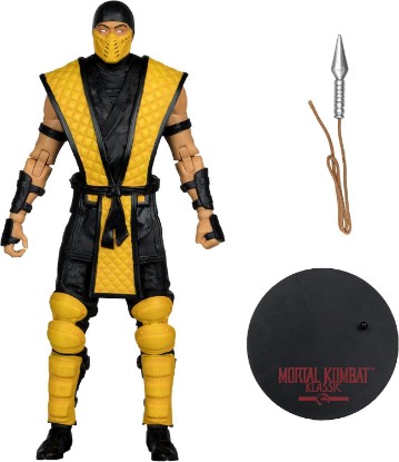 Picture of McFarlane Toys Mortal Kombat Klassic Scorpion 7in Action Figure | Mortal Kombat Klassic 7 Inch Action Figure Wave 1 - Scorpion