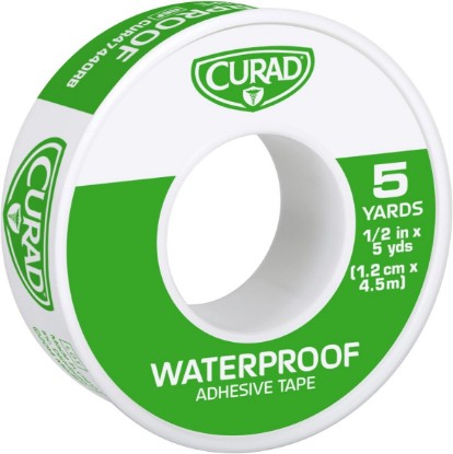 Picture of Curad Waterproof Adhesive Tape, 1/2 In. x 5 Yds., 6 Rolls