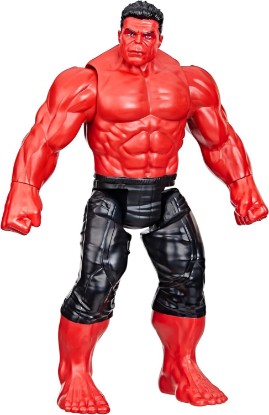 Picture of Marvel Studios Captain America Brave New World, Titan Hero Series, 12-Inch Deluxe Red Hulk Action Figure, Super Hero Toys for Kids 4 and Up