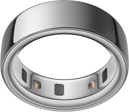 Picture of OURA Ring 4 Smart Ring - Silver - Size 8 | Sleep, Activity, Women’s Health, AI Advisor, Up to 8 Days of Battery Life, Size Before You Buy, Android & iOS Compatible