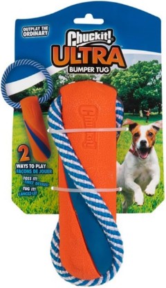 Picture of Chuckit! Ultra Bumper Tug Dog Toy,Orange,Medium