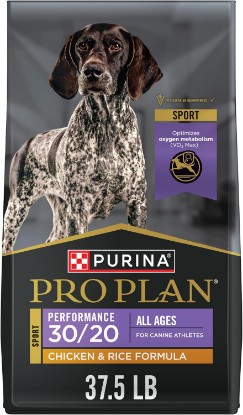 Picture of Purina Pro Plan Sport 30/20 High Protein Dry Dog Food, Chicken, 37.5 lb Bag | SPORT Performance Chicken & Rice Formula for canine athletes of all ages, fuels metabolic needs and maintains lean muscle