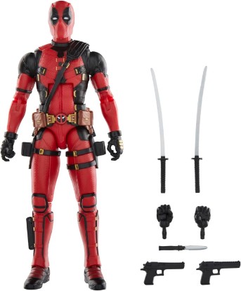 Picture of Marvel Legends Series Deadpool, Deadpool & Wolverine Collectible 6 Inch Action Figure for Adults Ages 14 and Up | Movie-Accurate Deco, Collectible for Ages 14 Plus