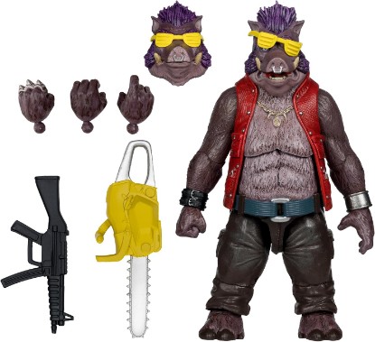 Picture of McFarlane Toys Teenage Mutant Ninja Turtles (Page Punchers) Bebop 5in Action Figure with Comic