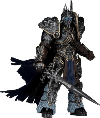Picture of McFarlane Toys World of Warcraft The Lich King 7in Deluxe Action Figure McFarlane Elite Edition #9 | McFarlane Elite Edition #9 Deluxe 7-Inch Figure with Frostmourne Sword & Soft Goods Cape