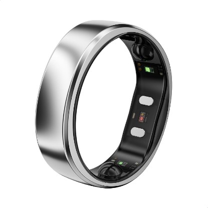Picture of RingConn Gen 2 Air Ultra-Thin Smart Ring(Size 8, Galaxy Sliver) | 10-Day Battery Life, Fitness/Sleep/Stress/HR Tracker for Women&Men, No App Fee for Standard Features,iOS & Android Compatible